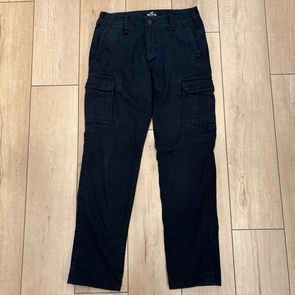 Hollister Men's Black Cargo Pants